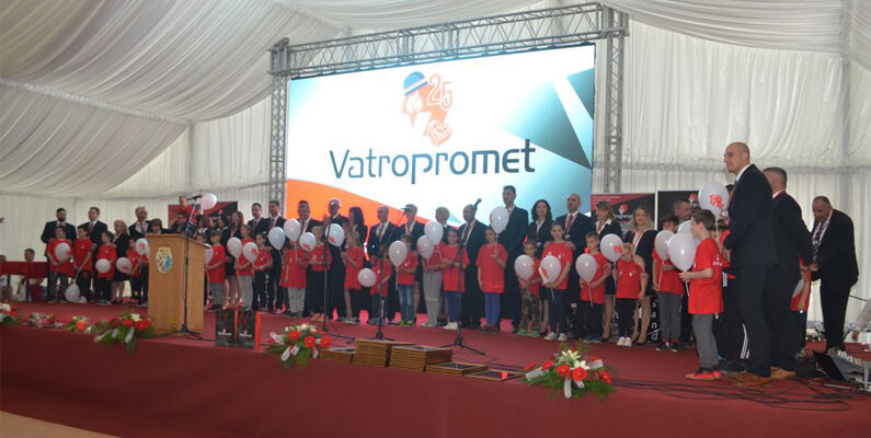 25 obljetnica tvrtke Vatropromet, svečanost u Desnom Trebarjevu