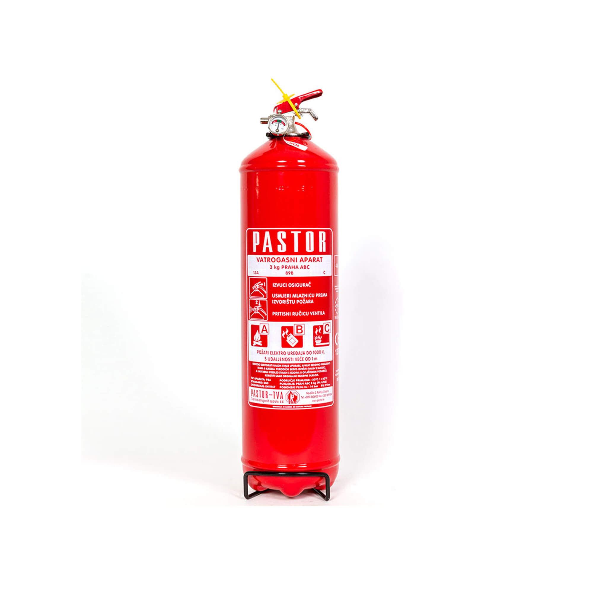 Fire Extinguisher 3 kg, ABC powder