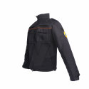 Fire jacket or for the Civil Protection unit, a combination of windstopper and softshell material.