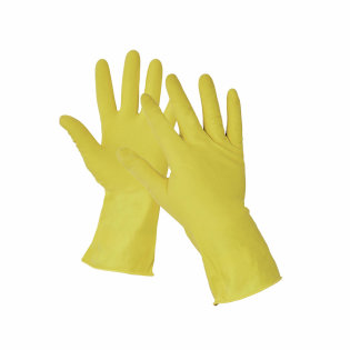 Starling work protective gloves, latex gloves with cotton flockline inside and antislide finish on palm and fingers.