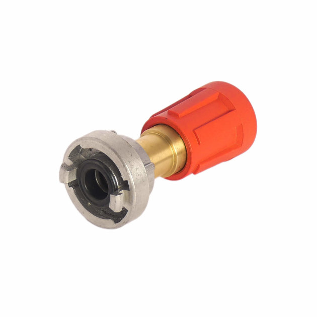 Multi-purpose fire nozzle 25 mm (1") with brass throat.