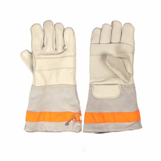 Fire leather gloves Boxer, for firefighting interventions.