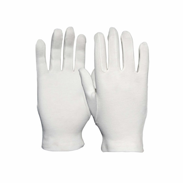 Cotton White Gloves can be used as working protective gloves, as an inner gloves or ceremonial gloves for firefighters.