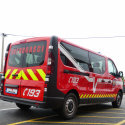 Used fire van for transport of passengers and firefighters.