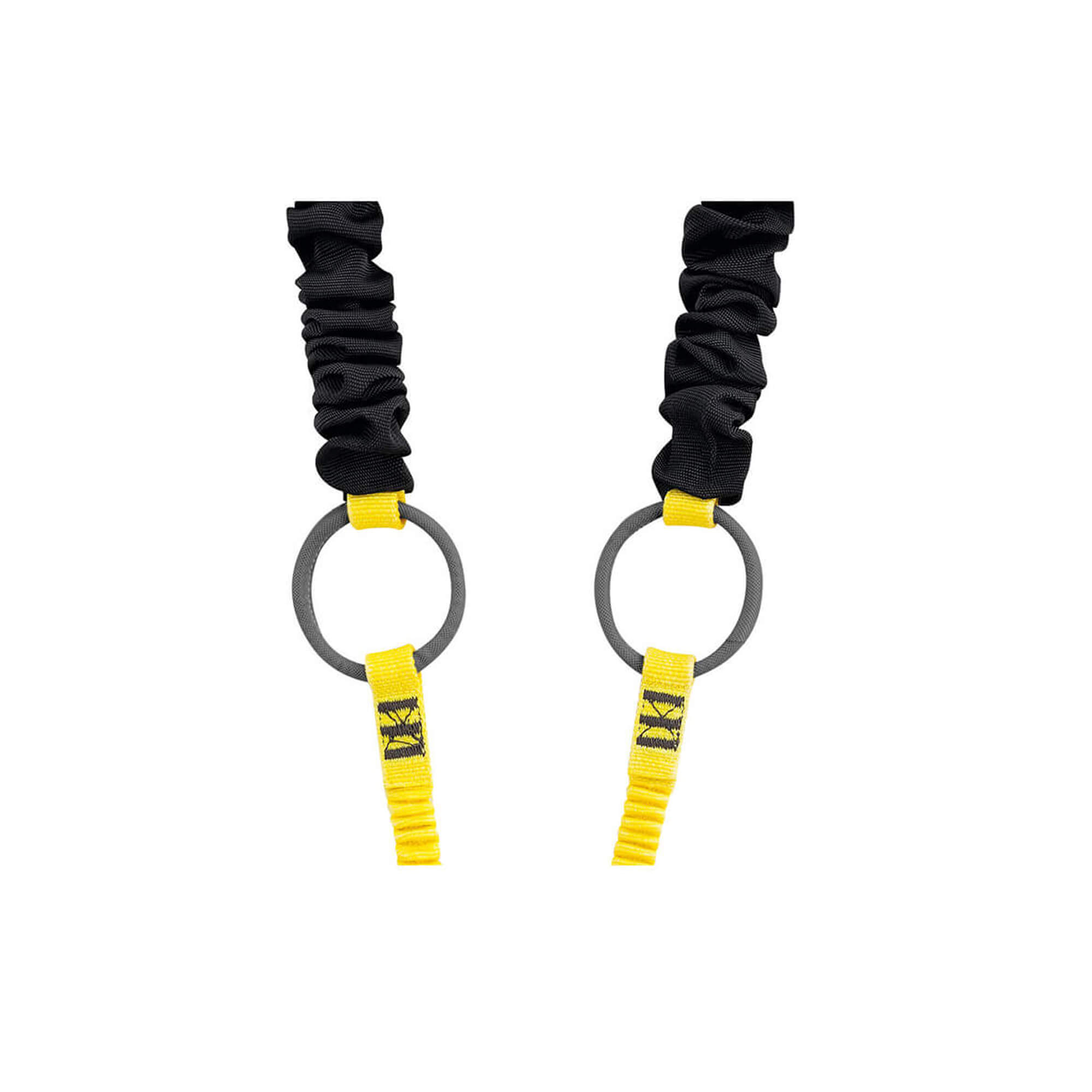 Double lanyard with integrated energy absorber Apsorbica-Y, MGO, 80 cm, Petzl