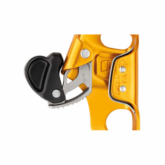 Petzl Croll chest clamp for firefighters and speleology.