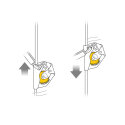 A device that automatically locks onto the rope in the event of an impulsive movement or fall, and prevents the user from falling.