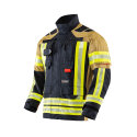Fire protective suit for forest firefighting.