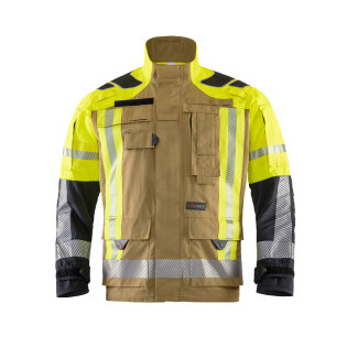 Fire suit for technical assistance and wildland fires.
