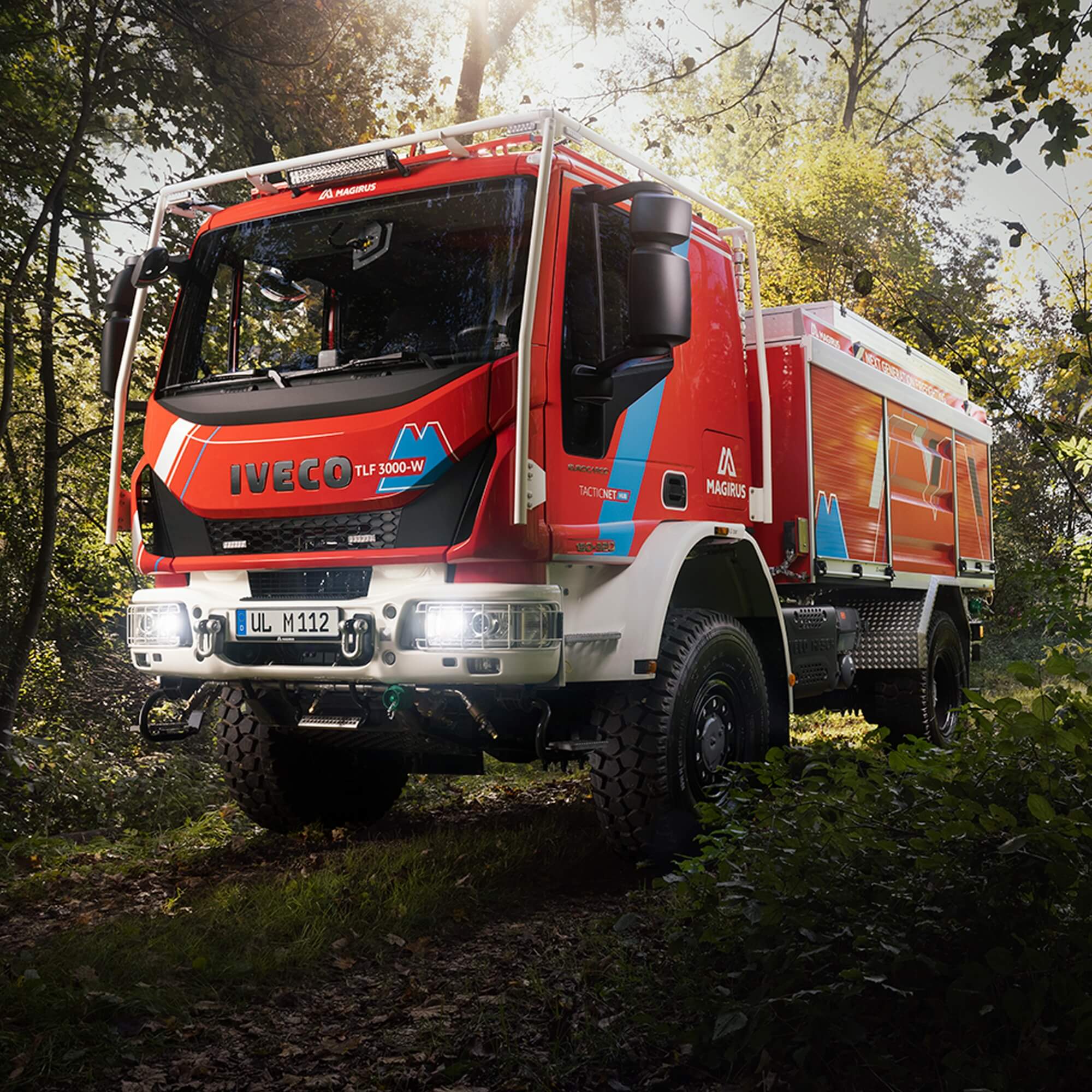 Vatrogasno vozilo za šumski požar Magirus TLF 3000-W
