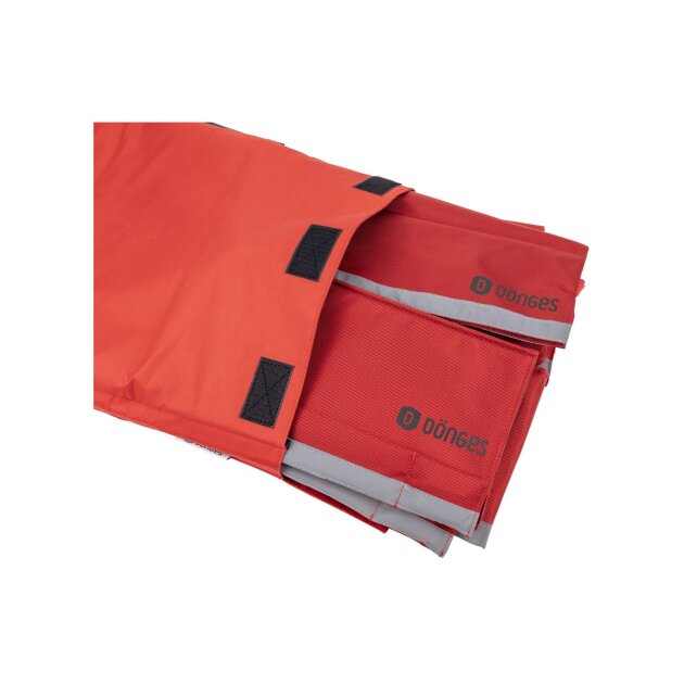 This set protects rescue services and accident victims from injuries on sharp edges and glass splinters after cutting off the roof of a car.