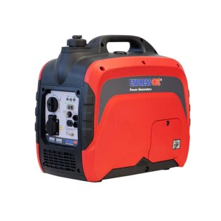 Inverter generator for electricity with a petrol engine. Application: construction, firefighters, garden machines.