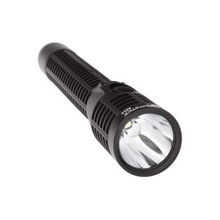 Rechargeable LED flashlight, Dual-light with effective beam distance of 304 meters.