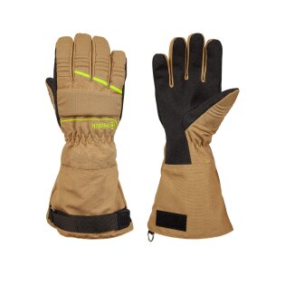Fire protective gloves for structural fire fighting. Protection against mechanical and thermal risks.