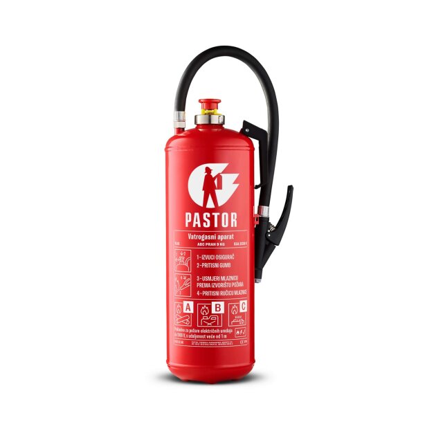Vatrogasni aparat koji kao pogonsko sredstvo koristi CO2 bočicu,koristi se za gašenje početnih požara razreda ABC.