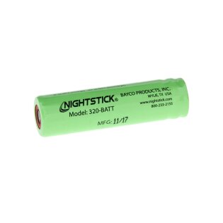 Rechargeable Li-ion battery for Nightstick USB-320 EDC flashlight.