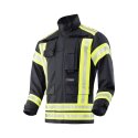 Modern garment for the technical emergency services. It combines a modern cut of jacket and trousers with a progressive, highly visible look.