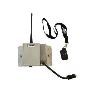 Wireless remote control for GF42 and AEROS 2 training fire trays The kit consists of a wireless remote control and a transmitter / receiver antenna box.