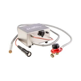 Modul solenoidnog ventila, generator plamena Leader GF42 Modul solenoidnog ventila automatizira dovod plina u rampu generatora plamena Leader GF42.