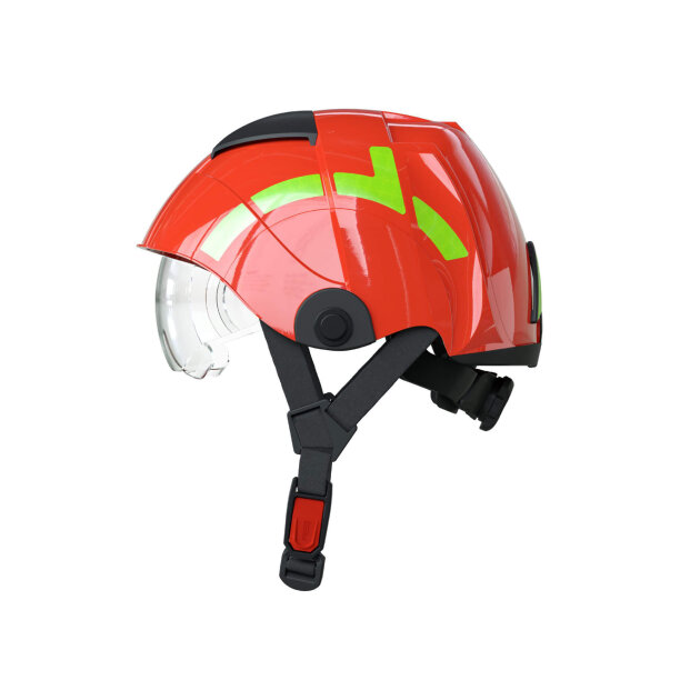Protective helmet for firefighters and technical rescue.