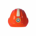 Fire helmet for forest fire PAB III FF, with pull-out visor and neck protection.