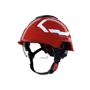 Emergency rescue helmet and protective helmet for wildland firefighting.