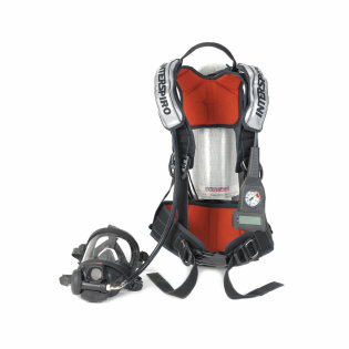 Breathing apparatus for firefighters Interspiro Spiroguide II