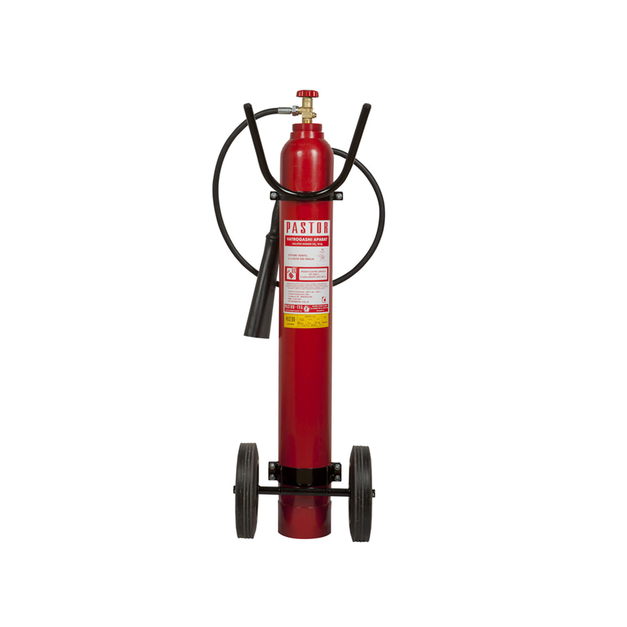 CO2-10 fire extinguisher with carbon dioxide
