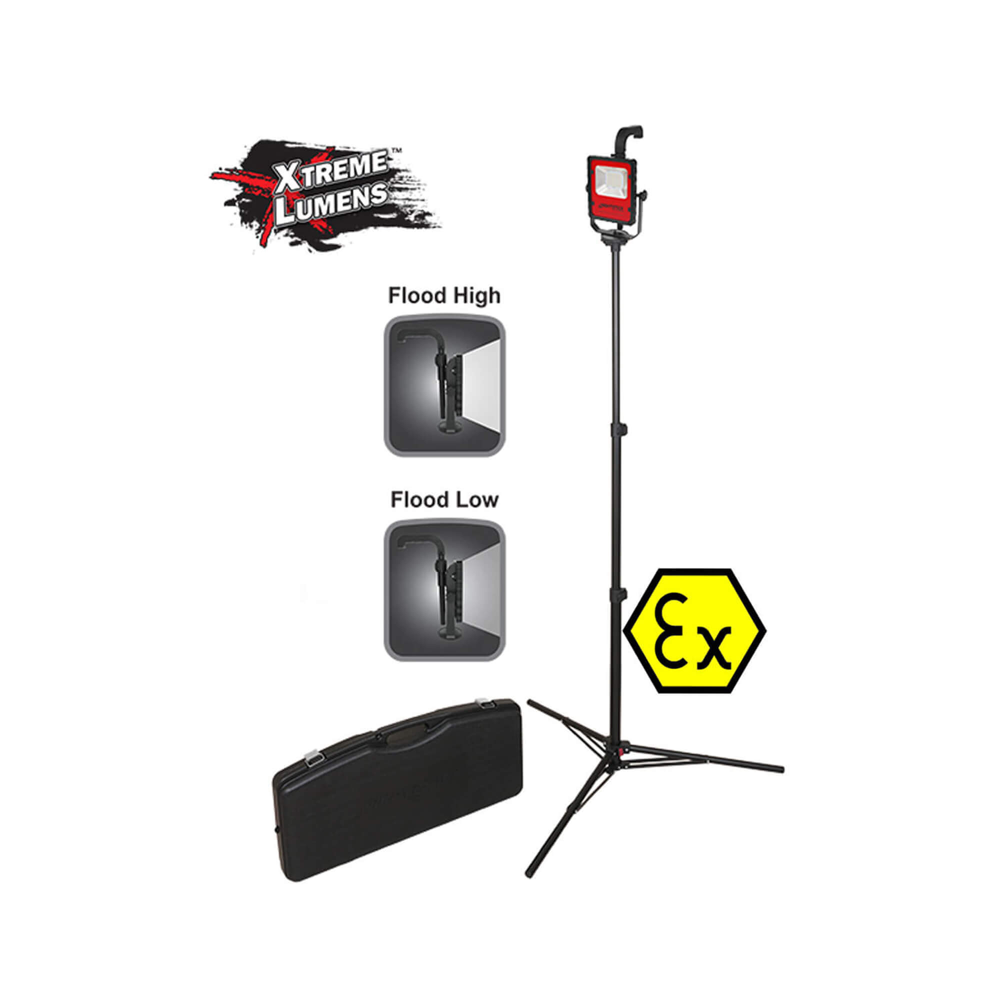 Firefighter Rechargeable LED Scene Light Kit Nightstick XPR-5590RCX Intrinsically Safe