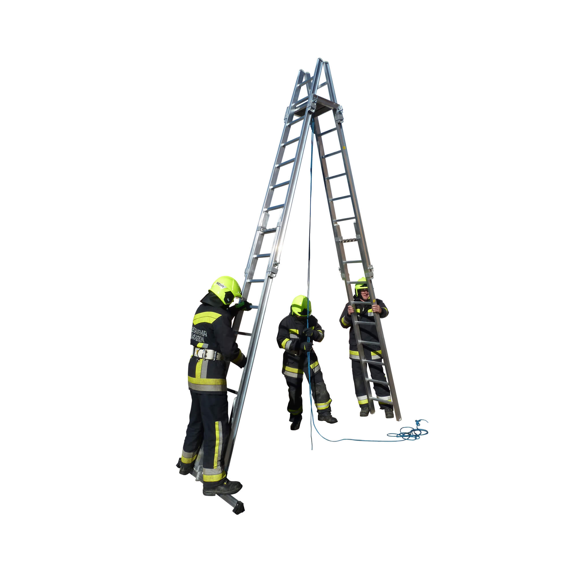 Aluminium scaling ladders