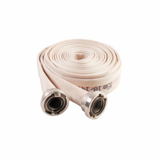 Fire pressure hose, diameter 52 mm with couplings