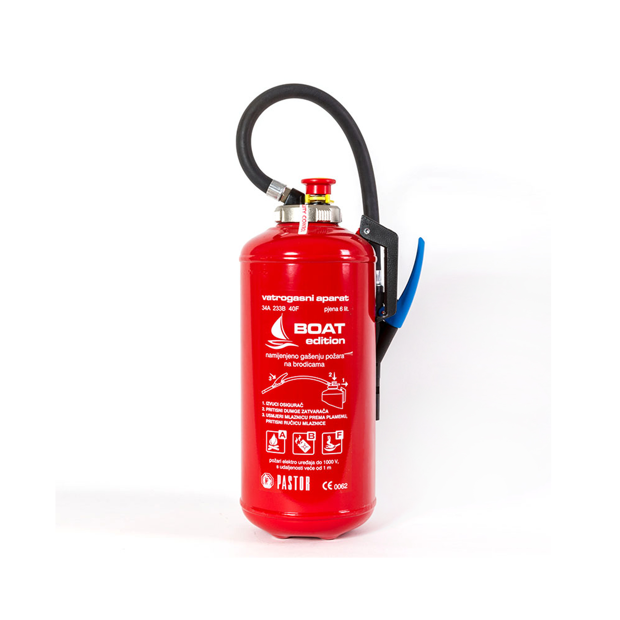 fire extinguisher with foam afff