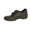 Low shoes made of black natural leather "Tone IV", for firefighters, civil protection and leisure.