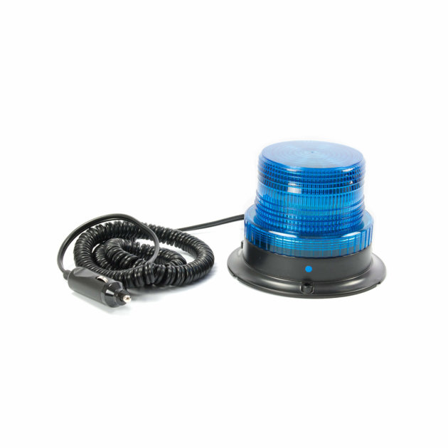 LED Beacon JB130 blue, magnetic, for police, firefighters and ambulance