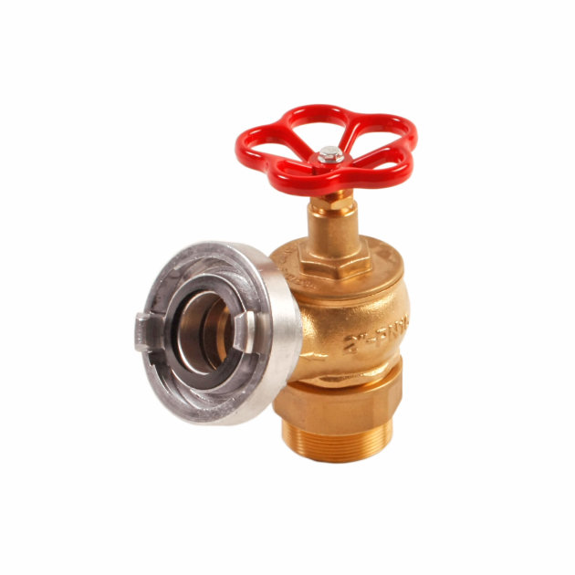 Angle Valve 2" with stable coupling and adjustable nut