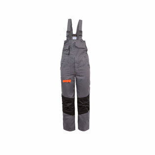 Working Farmer pants Spectrum, with adjustable straps, gray