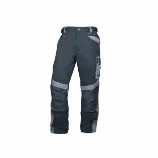 Radne hlače R8ED+, dodatno pojačanje na koljenima s džepom za štitinke za koljena, crne