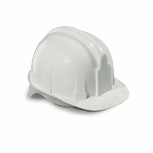 Safety Helmet for Construction Workers, White Color
