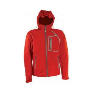 Softshell Jacket WILLIAM, red, windproof and waterproof