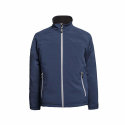 Softshell Jacket Spektar, blue, made of breathable softshell fabric, resistant to water and wind