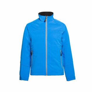 Softshell Jacket Spektar, royal, made of breathable softshell fabric, resistant to water and wind