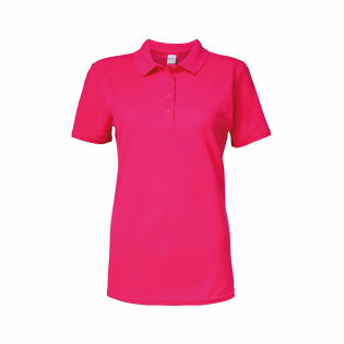 Gildan Softstyle Pique Women's Polo Shirt, 100% Cotton