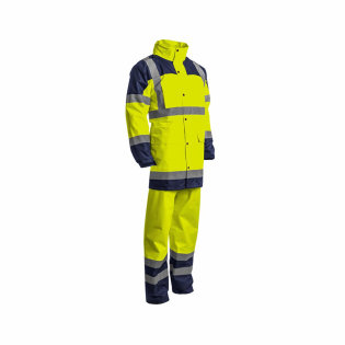 Rain Suit HYDRA, High - Visibility, yellow - blue