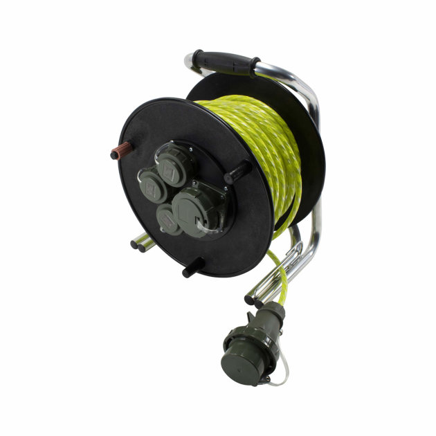 Reflektirajući strujni kabel sa motalicom RFX 230 V/400 V, 50 m