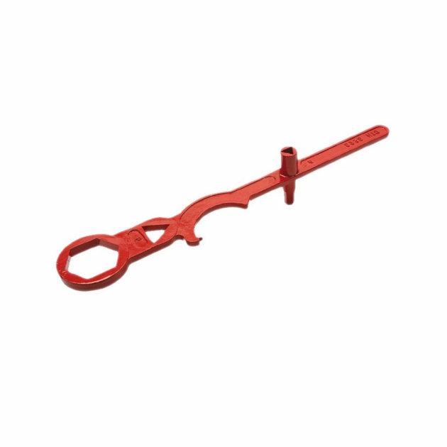 Universal surface hydrant wrench, type B, used for opening the surface hydrant