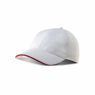 Six Panel Cap Orlando, with size adjuster with metal buckle and loop