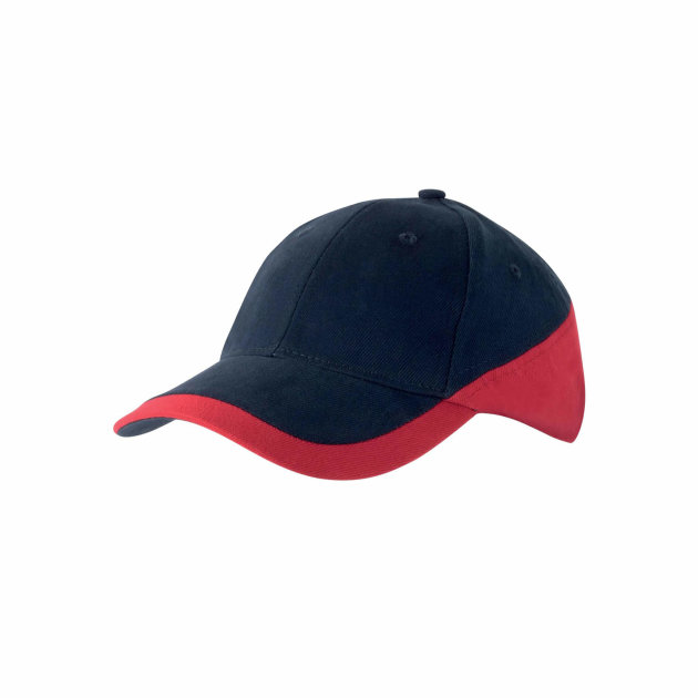Two - Tone Six Panel Cap Racing, with size adjuster with metal buckle and loop