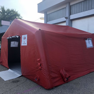 Šator na napuhavanje RCY 30, za Crveni križ, policiju, vatrogasce i civilnu zaštitu