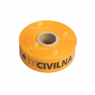 "Civil Protection" tape, for marking and fencing the space at interventions and exercises