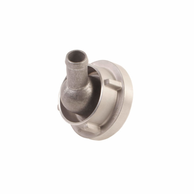 Pressure coupling fi 52 with curved throat fi 25